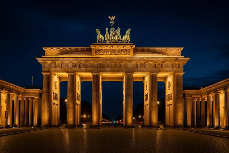 Brandenburg Gate at Night